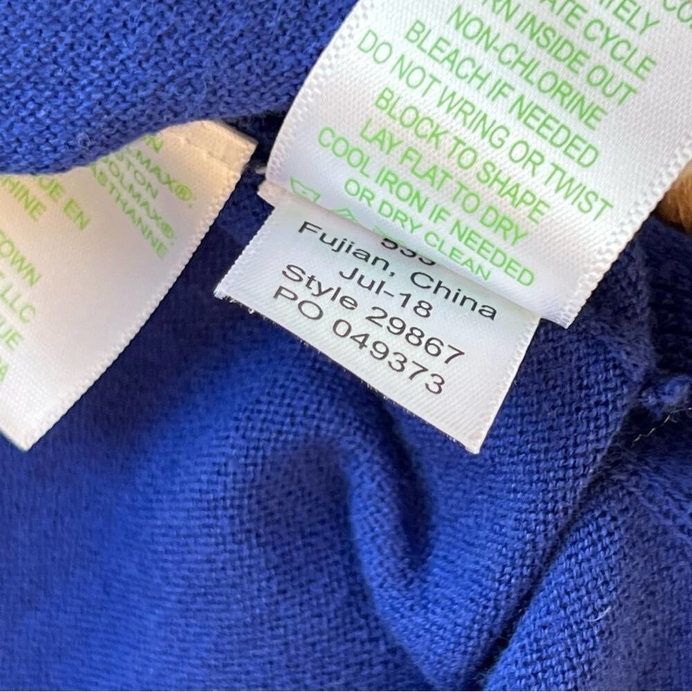 Lilly Pulitzer Martine Royal Blue Tassel Pullover Sweater Women’s Size Small - Picture 8 of 8